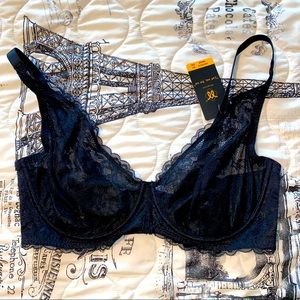 NWT Black Lace Bra
